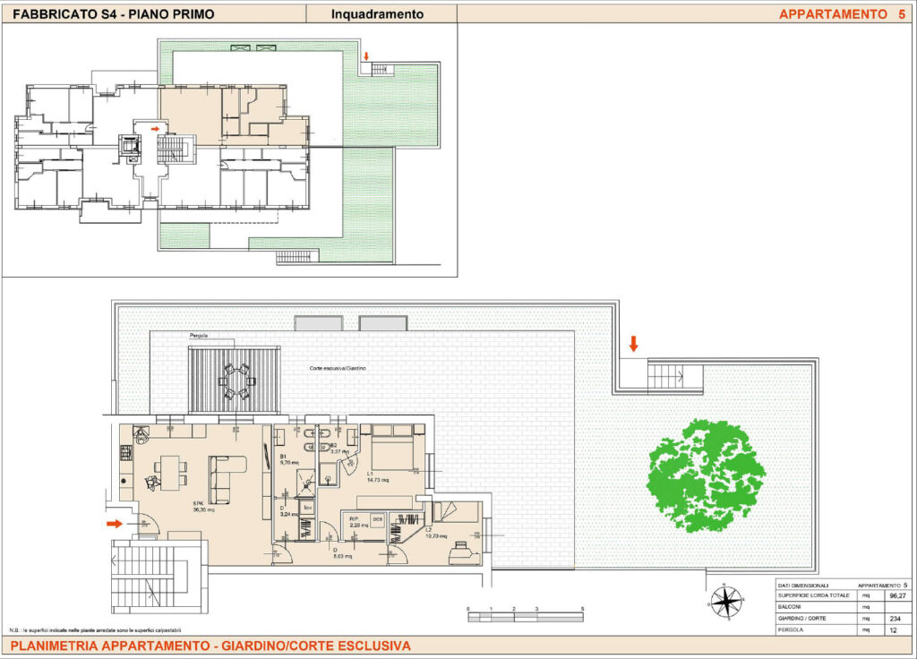 residenze marconi falconara marittima - planimetria appartamento 05