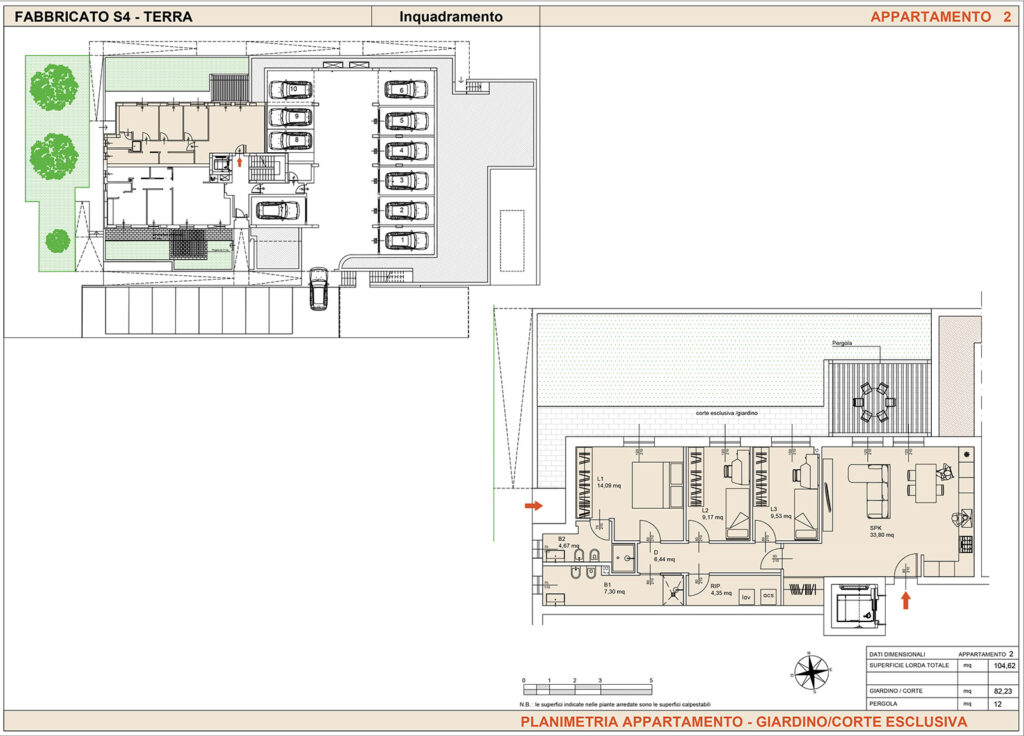 residenze marconi falconara marittima - planimetria appartamento 02